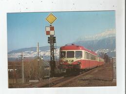 A MOIRANS (ISERE) 108 EN FEVRIER 1972 UN AUTORAIL SERIE X 2800 SUR UNE RELATION GRENOBLE -VALENCE - Moirans