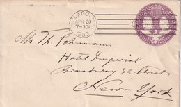 USA 1893   ENTIER POSTAL/GANZSACHE/POSTAL STATIONERY LETTRE DE CHICAGO - ...-1900