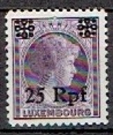 LUXEMBOURG  #   FROM 1940 STAMPWORLD 26* - 1940-1944 Ocupación Alemana