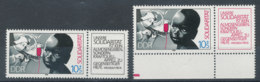 2808** Solidarité 2 Timbres (texte En Rouge Et En Noir) - Unused Stamps