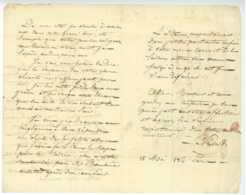 LE PREVOST LAS 1836 Paris Pour M GUEPIN A Petit Nantes Pres ANGERS - Manuscritos