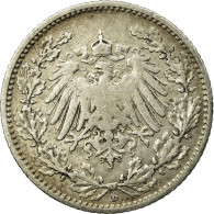 Monnaie, GERMANY - EMPIRE, 1/2 Mark, 1906, Munich, TB+, Argent, KM:17 - 1/2 Mark