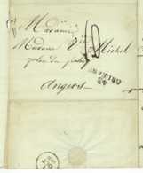 MICHEL-MORAND Et Michel Orleans 1826 Angers - Manuskripte