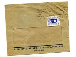 Lettre Flamme Muette Goteborg Sur Union - 1930- ... Rollen II