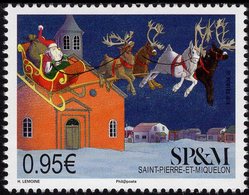 St. Pierre & Miquelon - 2018 - Christmas - Mint Stamp - Unused Stamps