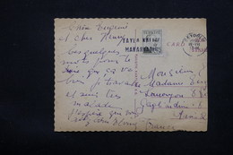 TURQUIE - Griffe Sur Affranchissement Turc Sur Carte Postale En 1959 Pour Paris - L 22852 - Covers & Documents