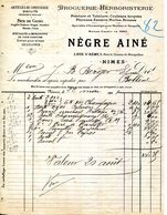 30.GARD.NIMES.DROGUERIE.HERBORISTERIE.NEGRE AINE 3 RUE SAINT REMY. - Chemist's (drugstore) & Perfumery