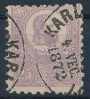 O 1871 Kőnyomat 25kr Sötétibolya (90.000) - Altri & Non Classificati