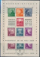 ** O 1938 2 Db Eucharisztikus Blokk, Az Egyik Alkalmi Bélyegzéssel (18.000) - Other & Unclassified