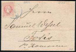 1867 5kr Levélen Kék 'BA(RC)S' (Gudlin 500p) - Other & Unclassified