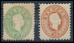 ** 1861 3kr + 10kr újnyomatok - Other & Unclassified