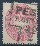 O 1863 5kr ,,PES(TH) ABEN(DS)' Kalapácsbélyegző (Gudlin 400 Pont) - Sonstige & Ohne Zuordnung