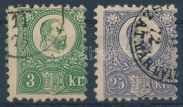 O 1871 Réznyomat 3kr + 25kr (13.500) - Other & Unclassified