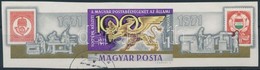 O 1971 100 éve Készít Magyar Bélyegeket Az Állami Nyomda Vágott Hármascsík (3.000) - Other & Unclassified