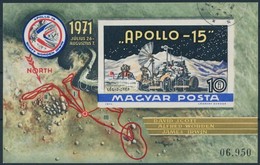 O 1972 Apollo 15 Vágott Blokk (4.000) - Altri & Non Classificati