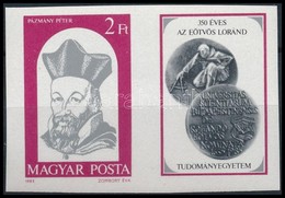 ** 1985 350 éves Az Eötvös Loránd Tudományegyetem Vágott Szelvényes Bélyeg (3.000) - Altri & Non Classificati