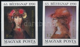 ** 1990 Bélyegnap Vágott Sor (4.500) - Other & Unclassified