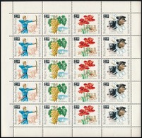 ** 1966/1977 2 Klf Bélyegnap Teljes ív, Az Egyik Hajtott (5.000) - Altri & Non Classificati