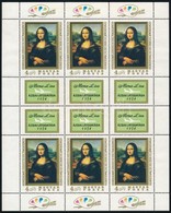 ** 1974 Mona Lisa + 1991 Karácsony Teljes ív  (17.500) - Other & Unclassified