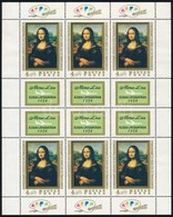 ** 1974 Mona Lisa + 1991 Karácsony Teljes ív  (17.500) - Altri & Non Classificati