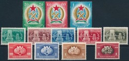 ** 1949-1950 3 Sor + UPU Blokkból Kitépett Bélyeg - Other & Unclassified