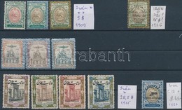 ** * O Irán 1909-1927 12 Db Korai Bélyeg Stecklapon (100 $) - Altri & Non Classificati