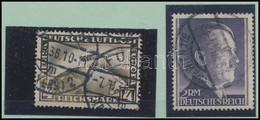 O Deutsches Reich 1936-1941 1 Zeppelin + 1 Hitler Bélyeg (Mi EUR 125,-) - Other & Unclassified