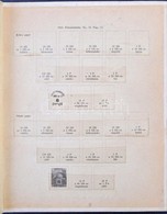 Albumlapokból Házilag Készített 16 Kemény Lapos Berakó Az 1945-1951 Közötti Magyar Kiadások Részére - Andere & Zonder Classificatie