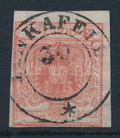 O 1850 3kr HP I. ívszéli Nyomat '(PIN)KAFELD' - Sonstige & Ohne Zuordnung