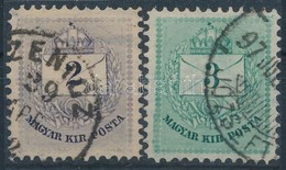 O 1881 2kr és 3kr II Lemez 11 1/2 Fogazással (min. 5.000) - Other & Unclassified