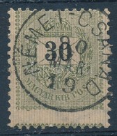 O 1889 Képbe Fogazott 30kr ,,NÉMET-CSANÁD' - Other & Unclassified