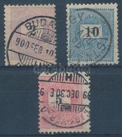 O 1899 2kr és 10kr Csillag, 5kr Számvízjellel - Other & Unclassified