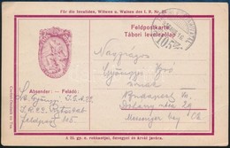 1916 I. Világháborús Tábori Levelezőlap A 23. Gyalogezred Jelvényével - Other & Unclassified