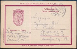 1916 I. Világháborús Tábori Levelezőlap A 23. Gyalogezred Jelvényével - Sonstige & Ohne Zuordnung