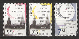 Netherlands 1989 Peace Palace, International Court Of Justice, Mi 44-46   MNH(**) - Officials