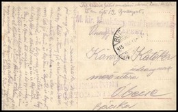 1915 Tábori Posta Képeslap 'M. Kir. Munkácsy Utcai Hadikórház / BUDAPEST' - Other & Unclassified