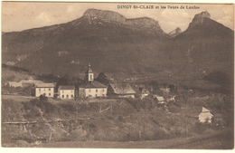 DINGY SAINT CLAIR (74)  ET LES DENTS DE LANFON - Dingy-Saint-Clair