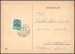 1939 Levelezőlap Erdélyből Kisegítő Számbélyegzéssel, A Bélyegzőben Az évszám Tévesen 1949 - Other & Unclassified