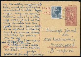 1944 Díjjegyes Levelezőlap NYÍRVASVÁRI Postaügynökségi Bélyegzéssel / PS-cardwith Postal Agency Postmark - Other & Unclassified