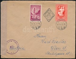 1947 Cenzúrás FDC Ausztriába - Andere & Zonder Classificatie