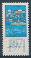 ** 1971 Budapest 2+1Ft 'fehér Folt A Lépcsőn' Tévnyomat - Andere & Zonder Classificatie