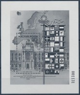 ** 1986 Európai Bizottság és Együttműködési értekezlet (X.) Feketenyomat Blokk Fekete Sorszámmal (8.000) - Sonstige & Ohne Zuordnung