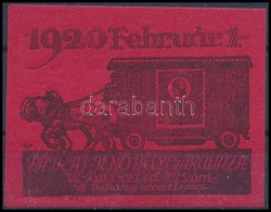 ** 1920/2d Pátkai Bélyegáruház Emlékív (12.000) - Other & Unclassified