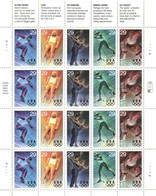 ** 1994 Téli Olimpia, Lillehammer Kisív 4 X Mi 2427-2431 - Other & Unclassified