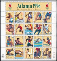 ** 1996 Nyári Olimpia, Atlanta Kisív,
Summer Olympics, Atlanta  Mini Sheet
Mi 2705-2724 - Autres & Non Classés