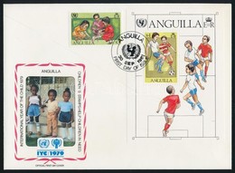 1981 UNICEF Bélyeg és Blokk FDC-n Mi 449 + 39 - Andere & Zonder Classificatie