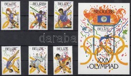 ** 1988 Szöuli Olimpia Sor Mi 1003-1008 + Blokk 96 - Andere & Zonder Classificatie