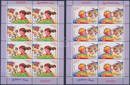 ** 2010 Europa CEPT Gyermekkönyvek Kisívpár,
Europe CEPT Children Books Minisheet Pair
Mi 802-803 - Autres & Non Classés