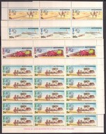 ** 1974 100 éves Az UPU Sor Mi 110-113 4 Db Hajtott Teljes ív - Andere & Zonder Classificatie