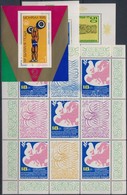 ** 1973-1978 1 Kisív, 1 Bélyeg és 6 Blokk 2 Stecklapon - Altri & Non Classificati